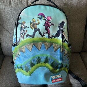 Sprayground Fortnite Backpack - Light Blue